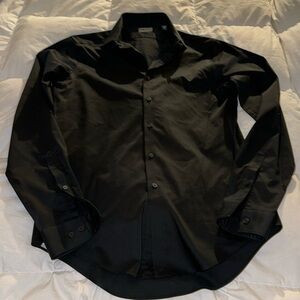 Van Heusen (Flex) Slim Fit Stretch 14-14.5 34/35 S Black